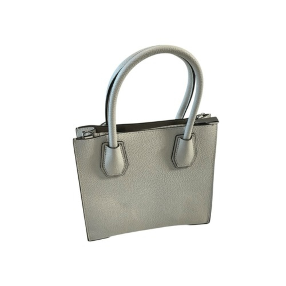 Michael Kors Mercer Medium Pebbled Leather‎ Crossbody Bag in Ivory - Picture 2 of 12